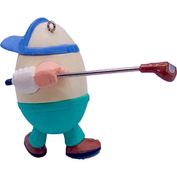 1994 Hallmark Keepsake Easter Ornament EGGS IN SPORTS Golf #3 in Mint Box - Picture 4 of 6